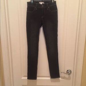 2.1 Denim Dark Gray Skinny Jeans